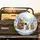 Four Fluffy Hamsters Winter Snow Pine Branches - Wildlife Lover Gift Spare Tire Cover - 2