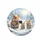 Four Fluffy Hamsters Winter Snow Pine Branches - Wildlife Lover Gift Spare Tire Cover - 4