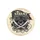 Weathered Pirate Skull Tricorne Hat Cutlass Shield NAKAMA Emblem - Pirate Lover Gift Spare Tire Cover - 4