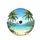 Tropical Beach Palm Trees Orange Orchids Sandy Shore Turquoise Ocean - Travel Essentials for Beach Lover Spare Tire Cover - 4