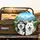 Blue Eyed Happy Husky Dogs Mountain Highway Wildflowers - Dog Lover Travel Essentials Gift Spare Tire Cover - 2
