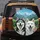 Blue Eyed Happy Husky Dogs Mountain Highway Wildflowers - Dog Lover Travel Essentials Gift Spare Tire Cover - 5