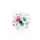 Ethereal Rose Sky Blue Floral Blossoms Greenery - Nature Lover Home Decor Gift Spare Tire Cover - 4