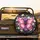 Pink Butterfly Lush Wildflower Garden Daisy Floral - Nature Lover Gift for Her Spare Tire Cover - 2