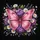 Pink Butterfly Lush Wildflower Garden Daisy Floral - Nature Lover Gift for Her Spare Tire Cover - 6