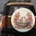 Baby Pigs Bathtub Bubble Bath Peonies - Farmhouse Decor Gift Spare Tire Cover - 5