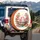 Baby Pigs Bathtub Bubble Bath Peonies - Farmhouse Decor Gift Spare Tire Cover - 3