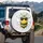 Cartoon Bee Sunglasses - Wildlife Lover Gift Spare Tire Cover - 3