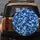 Blue Camouflage Interlocking Shapes - Off-Road Vehicle Decor Adventure Accessory Spare Tire Cover - 5