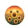 Dense Sunflowers Field Luminous Sunset Sky - Nature Lover Gift Spare Tire Cover - 4