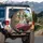 Poodles Red Convertible European Mansion - Luxury Car Enthusiast Gift for Poodle Lovers Spare Tire Cover - 3
