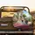 Poodles Red Convertible European Mansion - Luxury Car Enthusiast Gift for Poodle Lovers Spare Tire Cover - 2