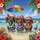 Dachshunds Hawaiian Tropical Beach Adventure - Summer Vacation Dog Lover Gift Spare Tire Cover - 6