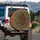 Dense Muted Olive Green Leopard Spots Wildlife Lover Travel Essentials Spare Tire Cover - 3