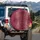 Hot Pink Dark Brown Leopard Fur Animal Print - Car Decor Gift Spare Tire Cover - 3