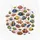 Richly Colored Tropical Reef Fish School Underwater Scene - Ocean Lover Gift Spare Tire Cover - 6