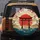 Japanese Torii Gate Red Sun Cherry Blossom Clouds Water - Travel Essentials Gift Spare Tire Cover - 5