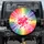 Fuchsia Pink Red Scattered Heart Starburst Rays Sparkles - Everyday Vehicle Accessory Spare Tire Cover - 1