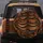 Warm Amber Deep Orange Golden-Brown Jet Black Tiger Fur - Wildlife Lover Gift Spare Tire Cover - 5