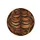 Warm Amber Deep Orange Golden-Brown Jet Black Tiger Fur - Wildlife Lover Gift Spare Tire Cover - 4