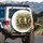Antique Books Daisy Coreopsis Verbena Wildflower Meadow - Wildlife Lover Gift Spare Tire Cover - 3