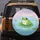 Bright Green Frog Lily Pad Glowing Specks Pond Water Ripples Twinkling Sky - Wildlife Lover Gift Spare Tire Cover - 5