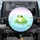 Bright Green Frog Lily Pad Glowing Specks Pond Water Ripples Twinkling Sky - Wildlife Lover Gift Spare Tire Cover - 1