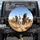 Six Diverse Horses Desert Landscape Wildlife Lover Gift for Horse Lovers Spare Tire Cover - 1