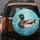 Mallard Duck Active Swimming Clear Water Frothy Splashes - Wildlife Lover Gift Spare Tire Cover - 5