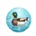 Mallard Duck Active Swimming Clear Water Frothy Splashes - Wildlife Lover Gift Spare Tire Cover - 4