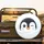 Penguin Face Winking Orange Beak Blush Snowflakes Icy Frosty - Penguin Lover Gift Spare Tire Cover - 2
