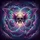 Majestic Skull Glowing Butterfly Wings Spectral Butterflies Cosmic Nebula - Fantasy Lover Gift Spare Tire Cover - 6