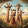 Giraffe Sunglasses Horse Tongue Savanna Foliage Tall Grass Wildlife Lover Gift Spare Tire Cover - 6