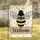 Cartoon Bee Welcome Banner - Home Decor Gift for Bee Lover Garden Flag - 1
