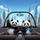 Pandas Driving Urban Cityscape - Wildlife Lover Car Accessory Gift for Panda Fans Spare Tire Cover - 6