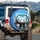 Pandas Driving Urban Cityscape - Wildlife Lover Car Accessory Gift for Panda Fans Spare Tire Cover - 3