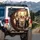French Bulldogs Road Trip Adventure - Dog Lover Travel Gift Spare Tire Cover - 3