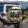 Tuxedo Cats Car Interior Suburban Scene - Automotive Decor Gift for Cat Lover Spare Tire Cover - 3