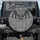 Gothic Bat Floral Scrollwork Crest - Vehicle Decor Gift Spare Tire Cover - 1