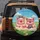 Pink Cartoon Pigs Steering Wheel - Road Trip Essentials Pig Lover Gift Spare Tire Cover - 5