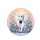 Cat Pink Heart Wildflowers Lush Foliage - Cat Lover Gift for Pet Owners Spare Tire Cover - 4