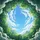 Vibrant Lush Green Tree Canopy Blue Sky Clouds Dappled Sunlight - Nature Lover Gift Spare Tire Cover - 6