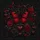 Red Butterfly Deep Red Roses Gothic Hearts - Gothic Lover Gift Spare Tire Cover - 6