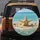 Starfish Beach Waves Seashells - Coastal Living Gift for Beach Lover Spare Tire Cover - 5