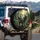 Tyrannosaurus Rex Dinosaurs Prehistoric Jungle Ruins - Adventure Lover Gift Spare Tire Cover - 3