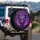 Glowing Eyes Dragon Head Gear Faceted Mystic Crystals Adventure Lifestyle Dragon Lover Gift Spare Tire Cover - 3