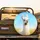 Smiling White Llama Pink Ears Golden Grass Blue Sky - Wildlife Lover Gift for Llama Fan Spare Tire Cover - 2
