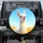 Smiling White Llama Pink Ears Golden Grass Blue Sky - Wildlife Lover Gift for Llama Fan Spare Tire Cover - 1