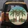 Lush Coconut Palm Trees Hibiscus Flowers Tropical Ocean - Adventure Lover Gift Spare Tire Cover - 5