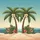 Lush Coconut Palm Trees Hibiscus Flowers Tropical Ocean - Adventure Lover Gift Spare Tire Cover - 6